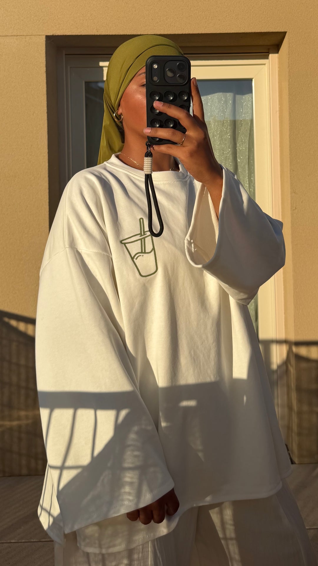 T-shirt oversize « MATCHA »