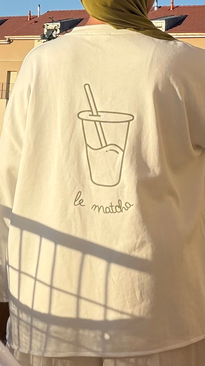 T-shirt oversize « MATCHA »